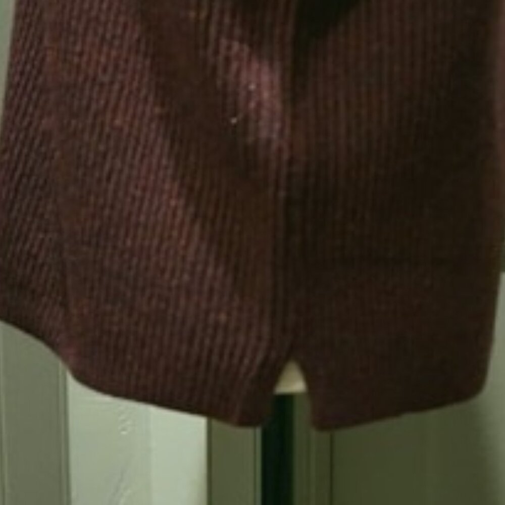 Vintage Patagonia 100% Wool Maroon Cardigan-MED - Picture 5 of 10
